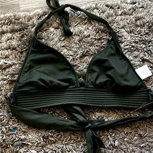 Dark green bathing suit. Size Small. Brand: Kona sol